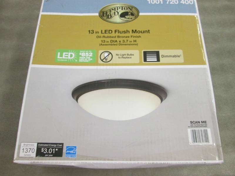 lot 182 image: Hampton Bay 13 in. 360-Watt Equival...