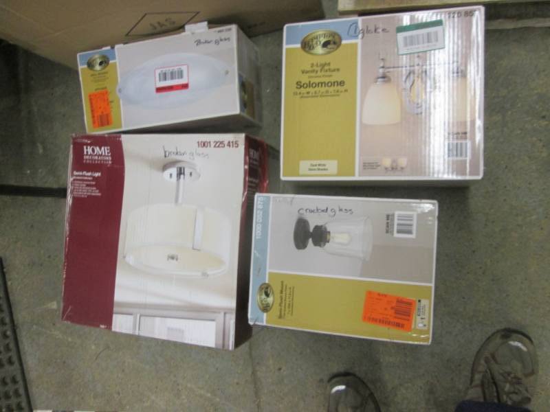 lot 184 image: 4 Lighting Products with broken or ...