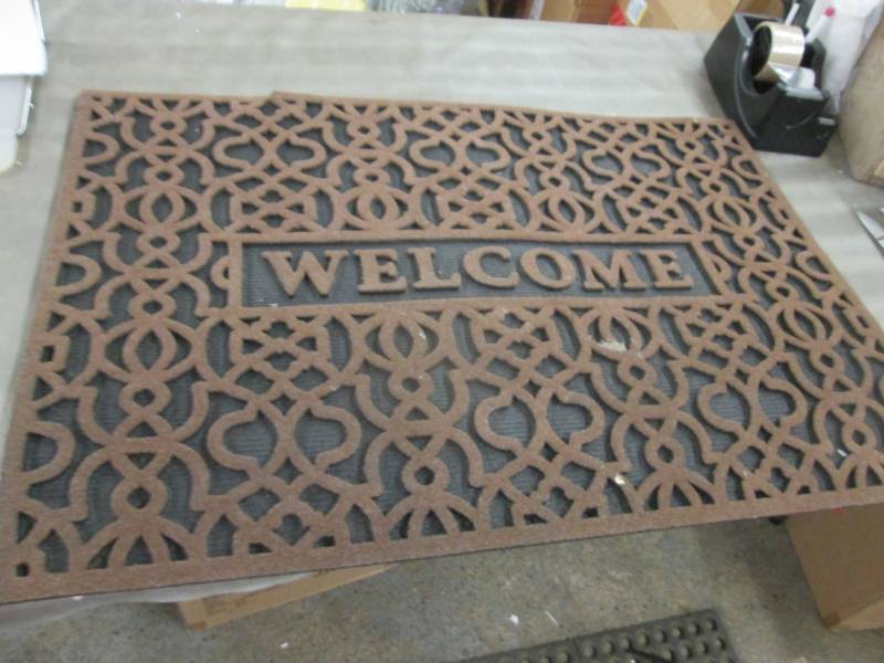 lot 196 image: Welcome Mat- sl damage...