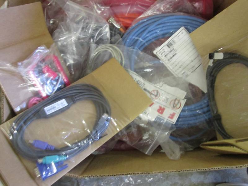 lot 222 image: Assorted Cables see images...