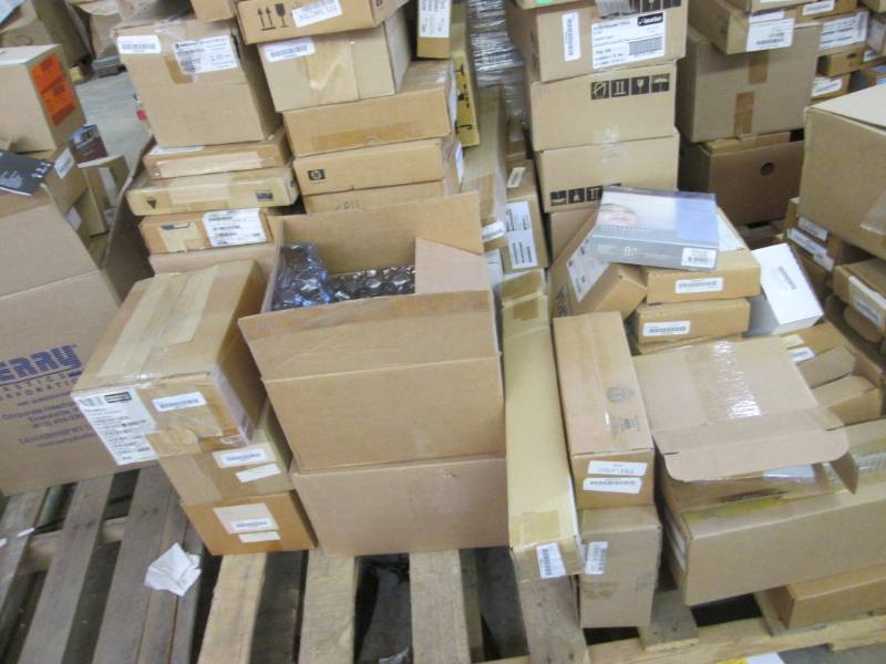 lot 223 image: Pallet of Assorted Electronic Parts...