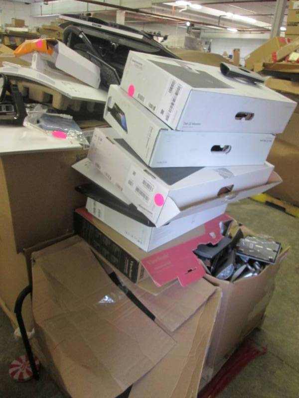 lot 226 image: Pallet of Stands and Monitors  for ...