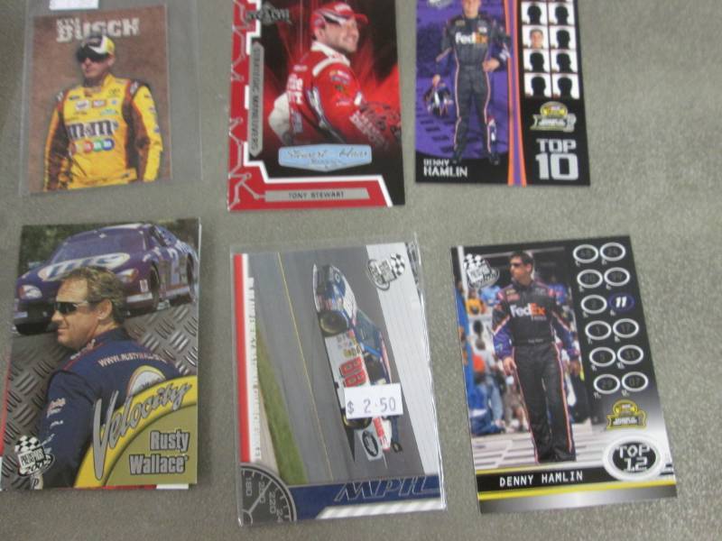 lot 318 image: 30 Nascar Stars Cards...