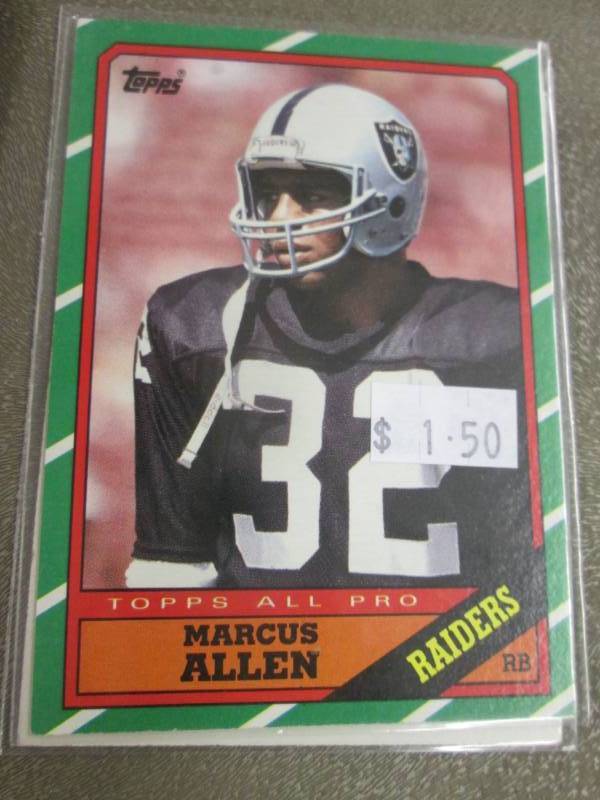 lot 324 image: 40 Marcus Allen Cards...