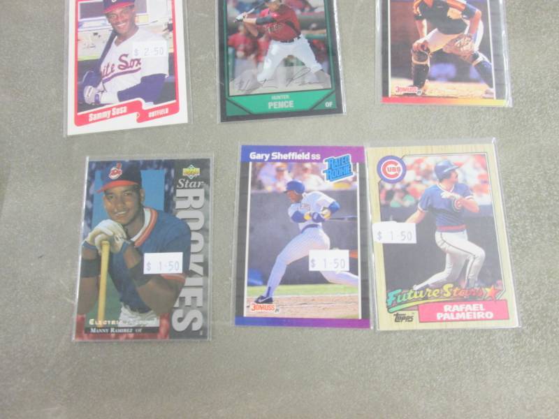 lot 337 image: 25 Baseball Rookie Cards...