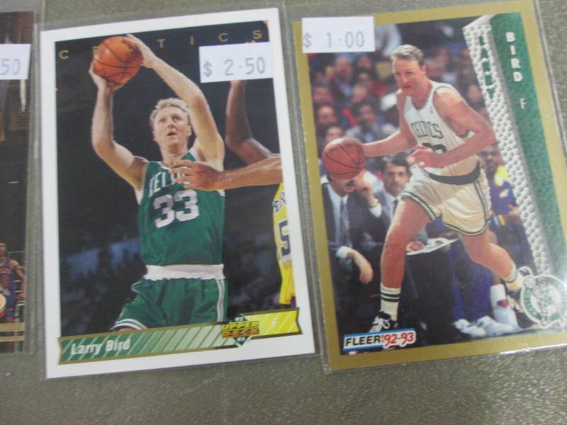 lot 351 image: 35 Larry Bird Cards...