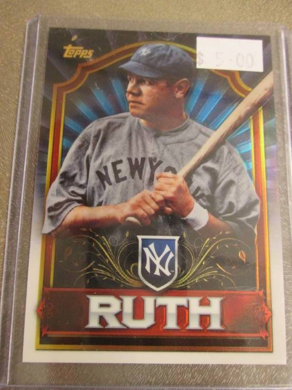 lot 371 image: Babe Ruth Cards...