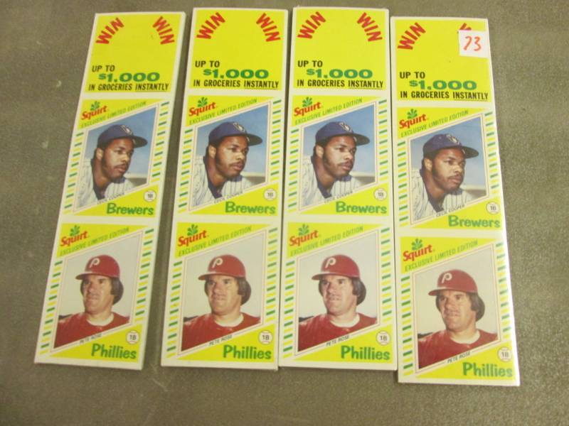 lot 373 image: 4 1982 Squirt Baseball Sets...
