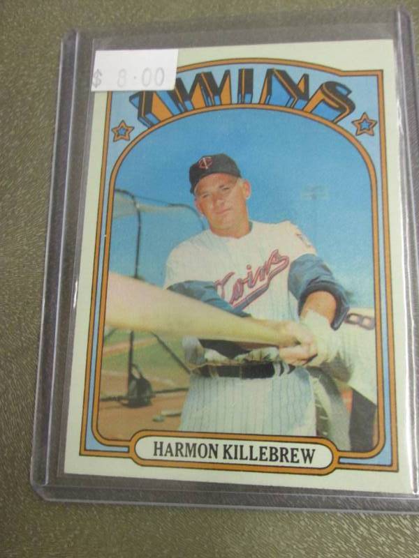 lot 376 image: 1972 Topps Harmon Killebrew Card...