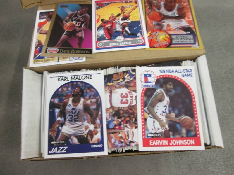 lot 383 image: Box of Basketball Star Cards...