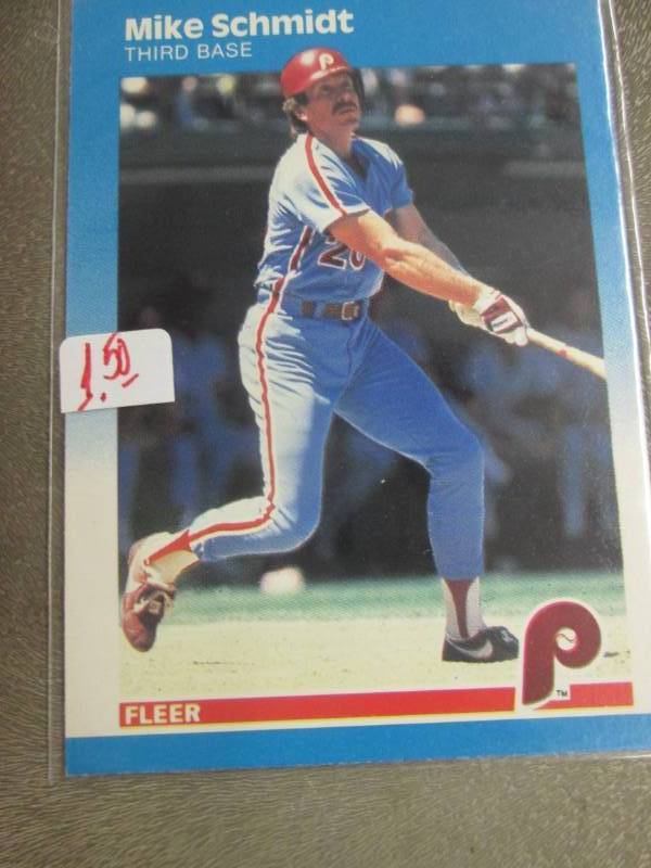 lot 410 image: 40 Mike Schmidt Cards...