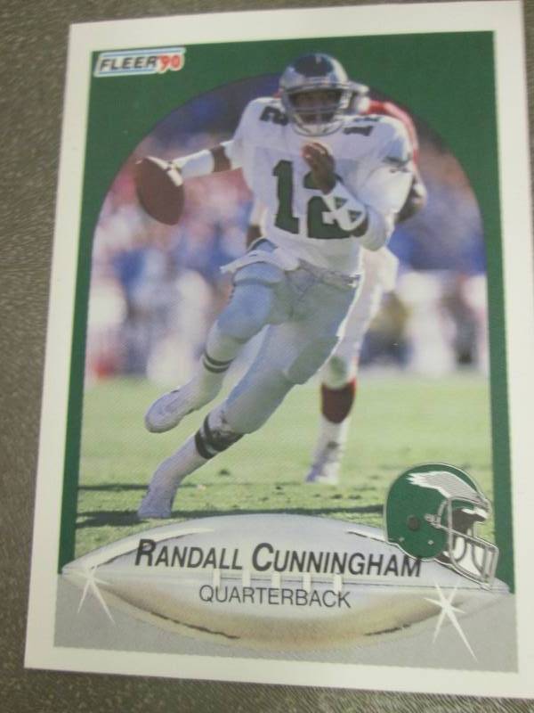 lot 416 image: 100 Randall Cunningham Cards...