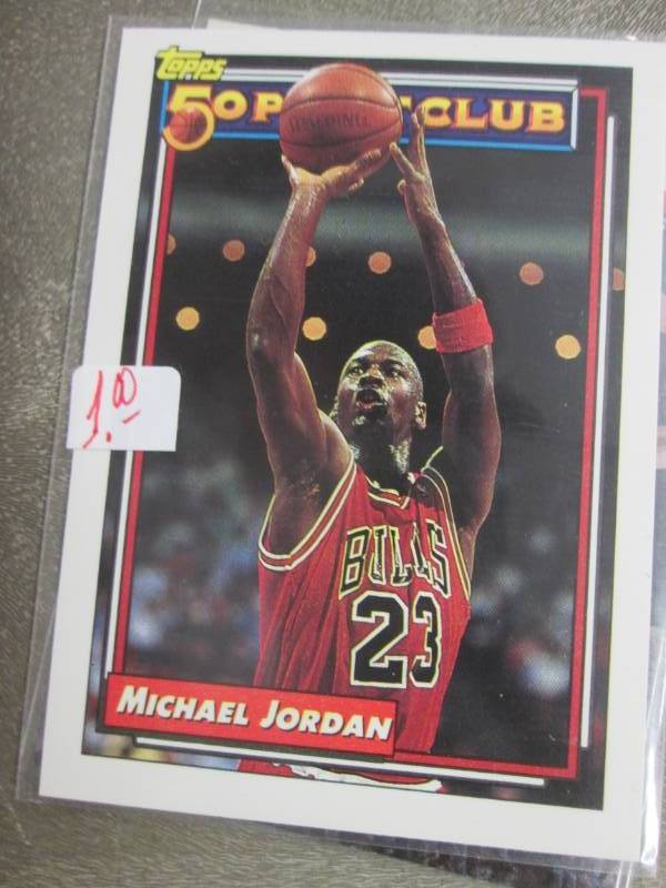 lot 419 image: 25 Michael Jordan Cards...