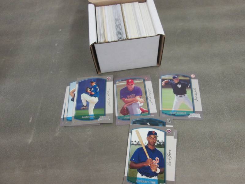 lot 428 image: Box of Baseball Rookie Cards...