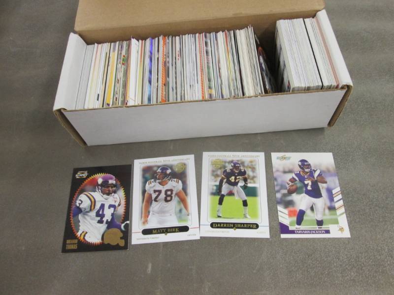 lot 435 image: Minnesota Vikings Cards...