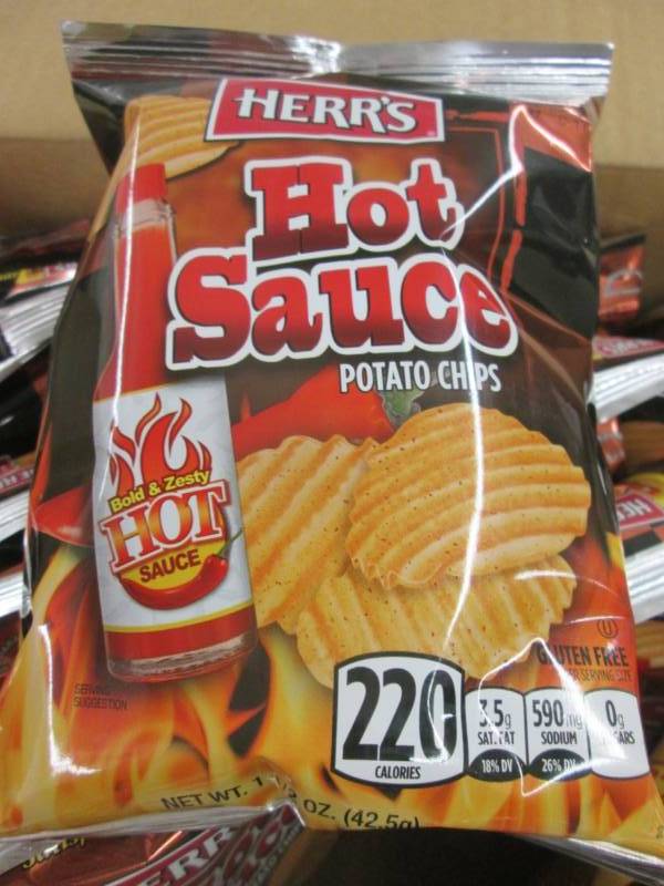 lot 262 image: Case of 30 - 1.5 oz Hot Sauce Potat...