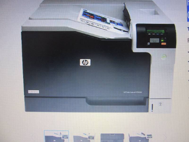 lot 294 image: HP Color LaserJet Professional CP52...