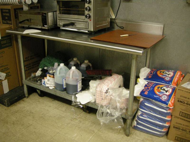lot 67 image: Stainless Steel Prep Table