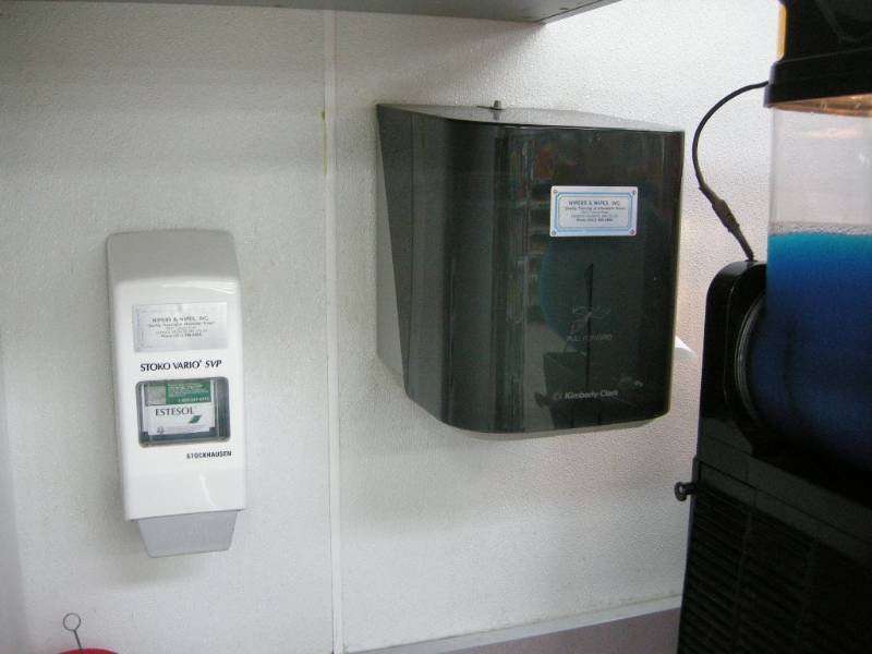 lot 25 image: Soap and Paper Towel Dispensers
