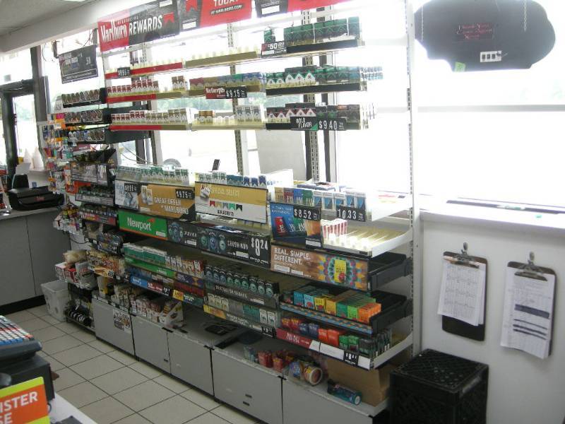 lot 56 image: Adjustable Cigarette RackingShelves