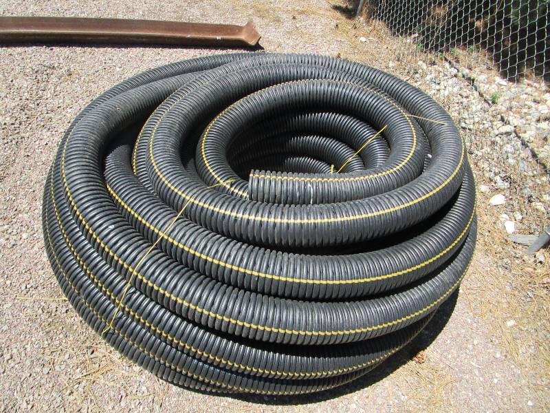 lot 29 image: Large Roll of Drain Tile Tubing Used for Tree Guards