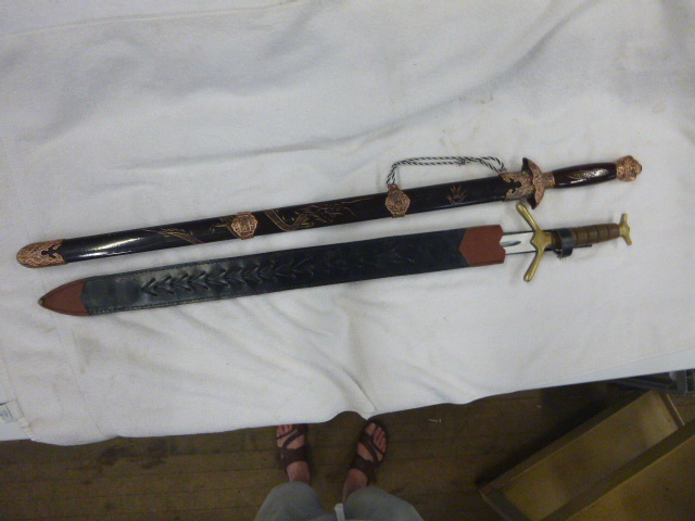 lot 20 image: 2 Decorative Swords