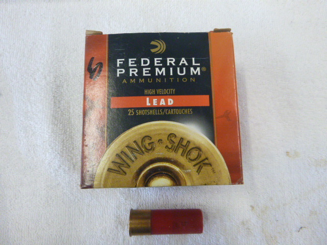 lot 62 image: Box of Federal High Velocity Lead 2 34 12 Gauge Shotshells