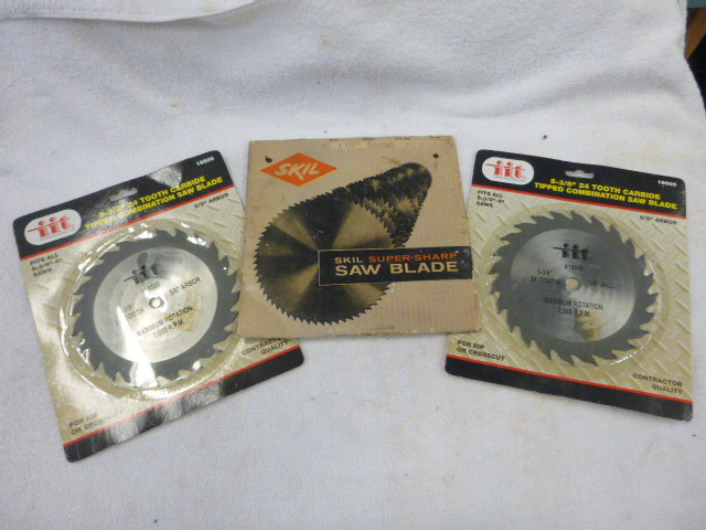 lot 107 image: 3 Saw Blades