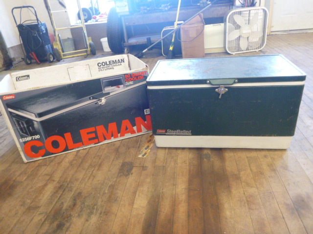 lot 115 image: Coleman Steel Belted Cooler