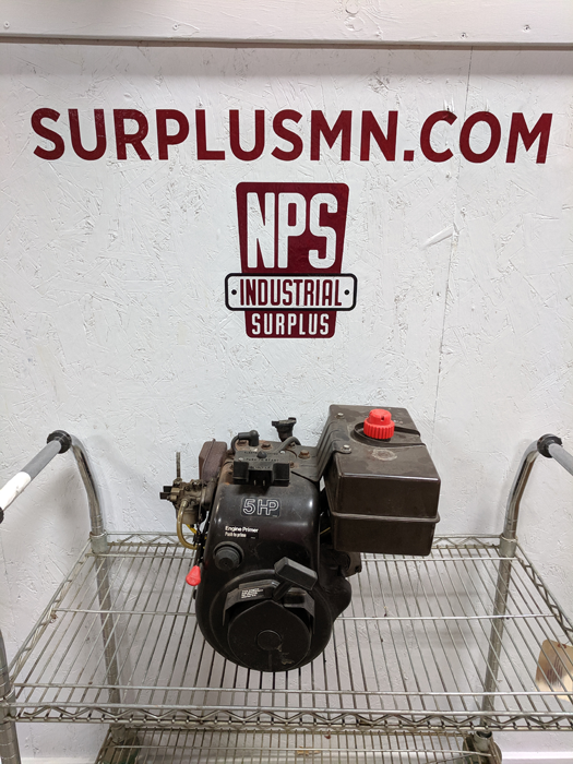 lot 191 image: Tecumseh Model H50 5HP Small Gas Engine w Electric Start