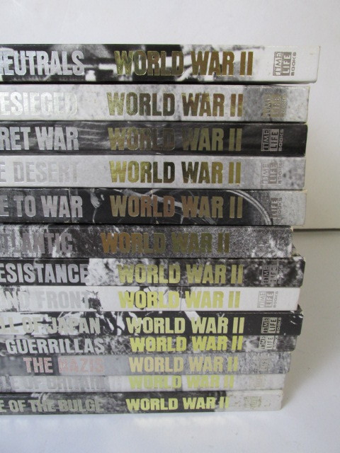 lot 107 image: Lot of TIME LIFE Large Hardcover WW2 Books