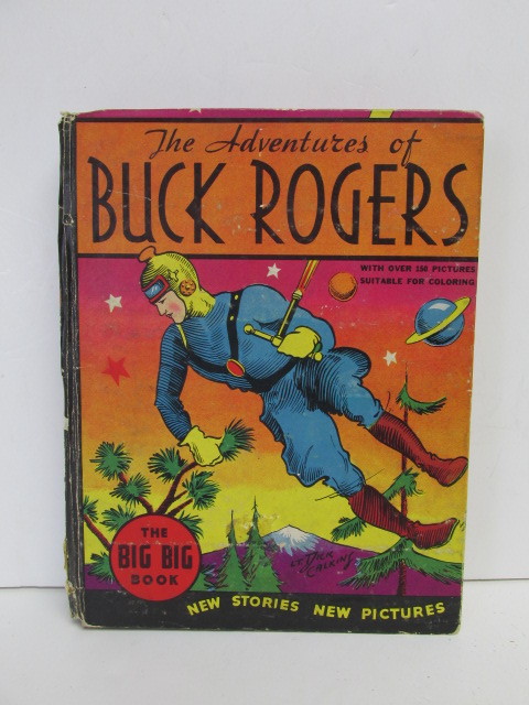lot 66 image: Orig Vintage 1934 Whitman Big Big Book - BUCK ROGERS On The Planetoid Eros