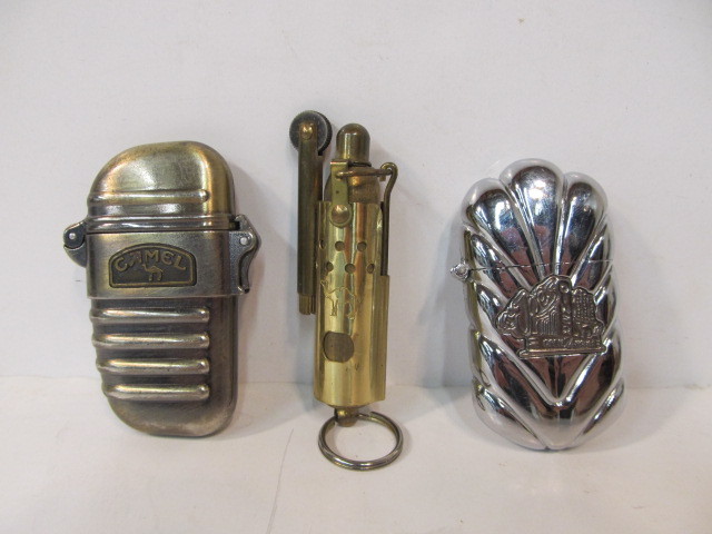lot 85 image: Vintage CAMEL Cigarette Lighters