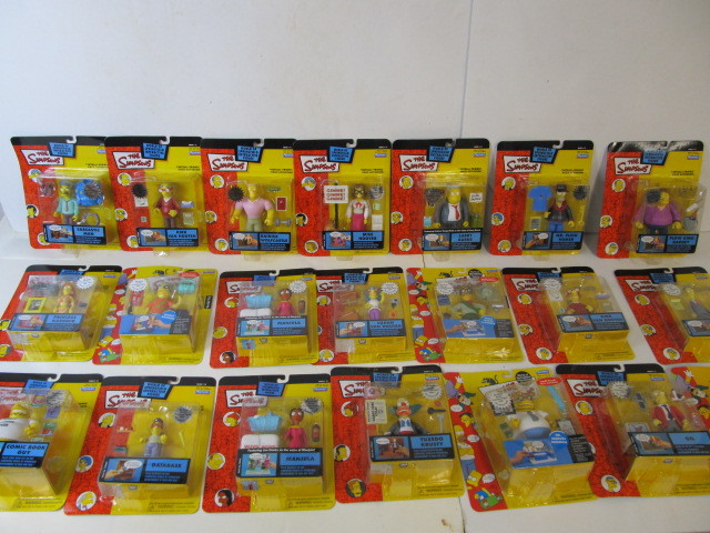 lot 95 image: Large Lot of Unopened SIMPSONS Action Figures #1