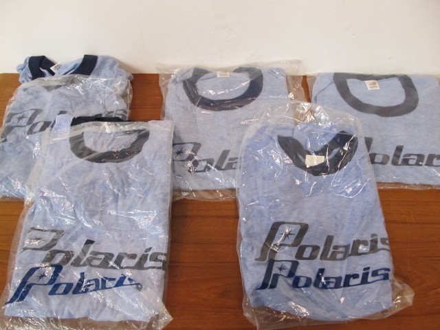 lot 109 image: Lot of NOS Vintage 1970s or Early 80s POLARIS Adult Size T-Shirts 