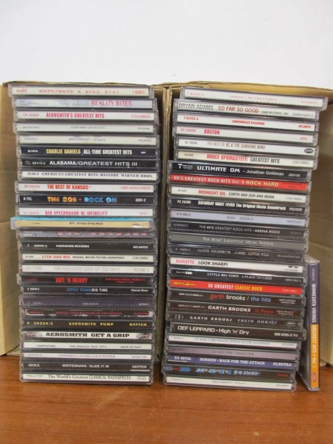 lot 132 image: Lot of 50 CDs - Mostly Rock & Roll