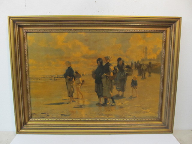 lot 144 image: Large Antique John S. Sargent Framed Print