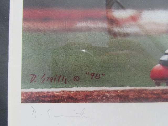lot 71 image: Framed Signed & Numbered MARK McGuire Print by D. Smith