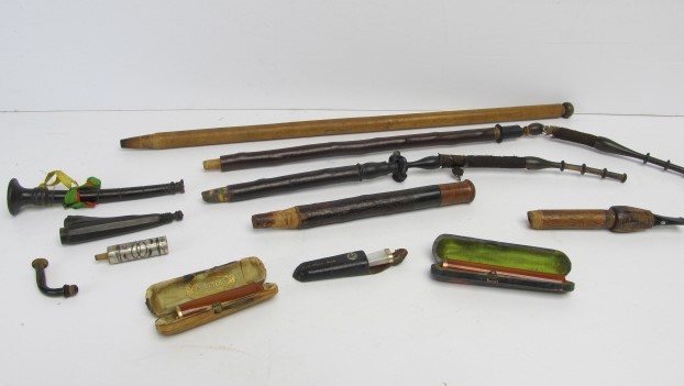 lot 211 image: Nice Lot of Antique Smoking Pipe Stems