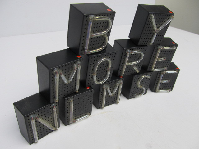 lot 236 image: Group of Vintage Electric Letter lights