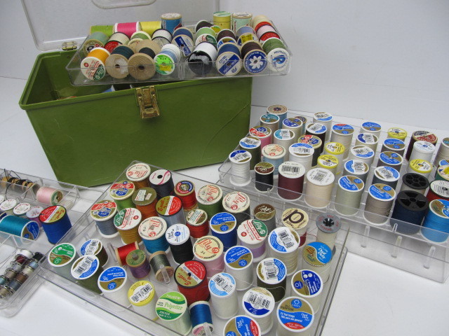 lot 245 image: Large Lot of Unused Thread Spools