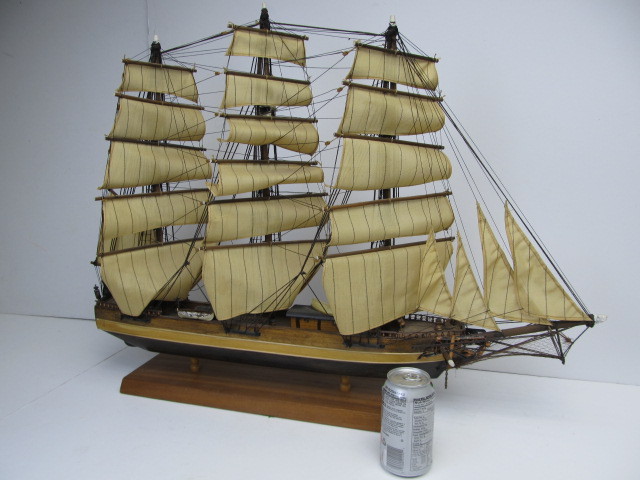 lot 250 image: Large Wooden Pirate Ship Model