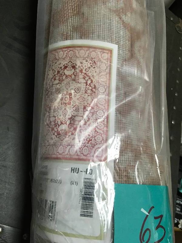 lot 63 image: Well Woven Hughes Achilles 2 ft. x 7 ft. Traditional Oriental Antique Look Medallion Copper Runner Rug