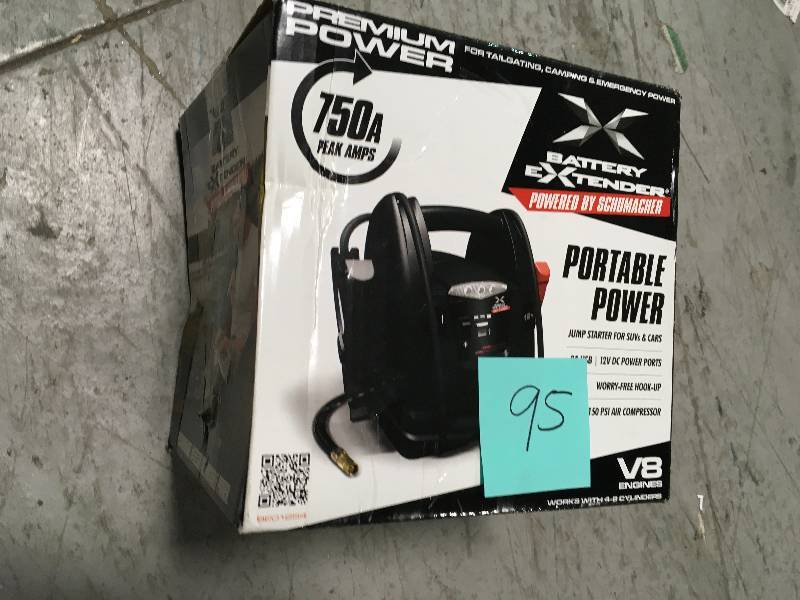lot 95 image: Battery extender Portable Power Jump Starter in good condition