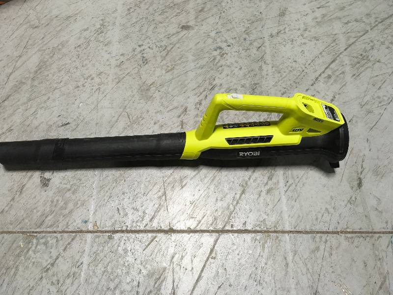 lot 97 image: RYOBI 18-Volt ONE Cordless Blower tool only