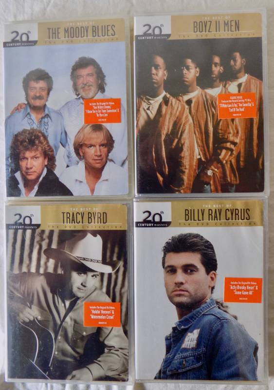 (New in Wrappers) (8) Music DVDs