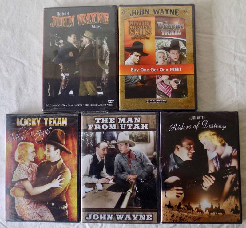 (New in Wrappers) (19) Classic John Wayne & Roy Rogers Westerns & Western Documentaries