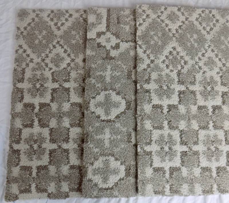 (13 never used squares) Flor� How Bazaar - Beige & Taupe, Soft Plush Carpet Square Floor Covering 4.9 x 6.5