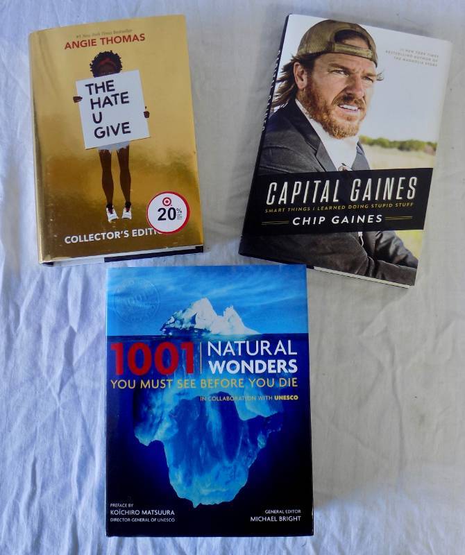 (6) Never used - Assorted Books - Three are Hard Cover Bound