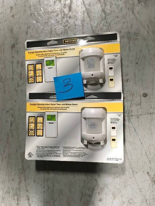 Defiant Digital indoor Timer set of 2 not used